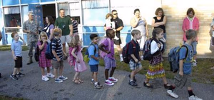 First Day in school for kids