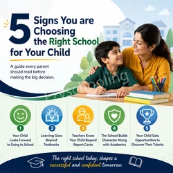 Picture showing 5 signs that your child is in wrong school