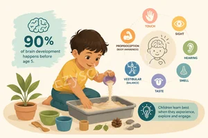 Sensory Play via 7 Senses