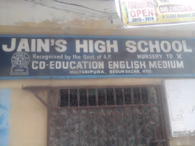 Jain's High School, Feelkhana, Hyderabad School Building