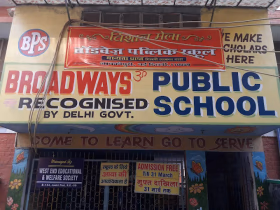 Broadways Public School, Bindapur, Delhi School Building