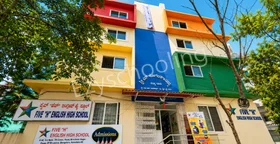 Five 'H' English High School, Mathikere, Bangalore School Building