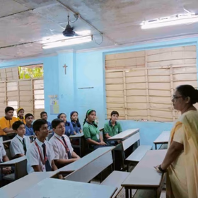 Little Flower High School, Thane West, Thane School Building