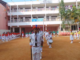 Bishop Sergeant Central School, Devinagar, Bangalore School Building