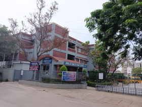 Jubilee English High School, NRI Layout, Bangalore School Building