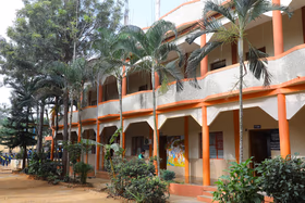 HSLN Global Smart School, Hesaraghatta, Bangalore School Building