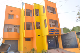 Saraswati High School, Jiyaguda, Hyderabad School Building
